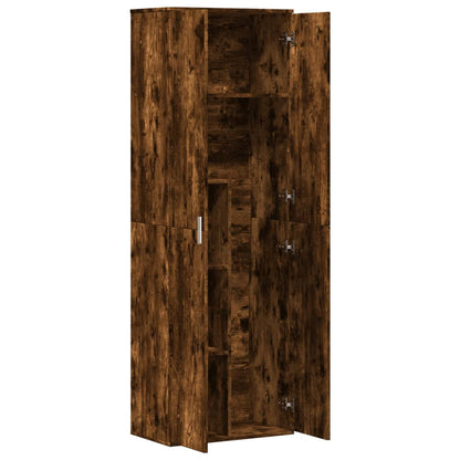 vidaXL Highboard Smoked Oak 60x35x180 cm Engineered Wood 6