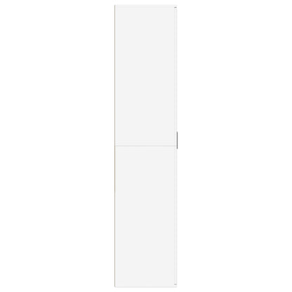 vidaXL Shoe Cabinet White 80x39x178 cm Engineered Wood 5
