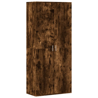 Shoe Cabinet 80x39x178 cm Engineered Wood Smoked oak