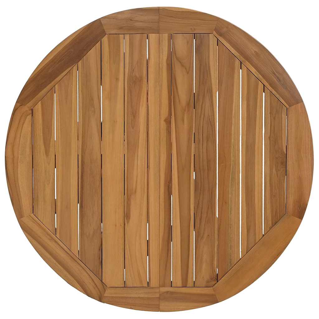 vidaXL Garden Table Ø109x74 cm Solid Wood Teak 6