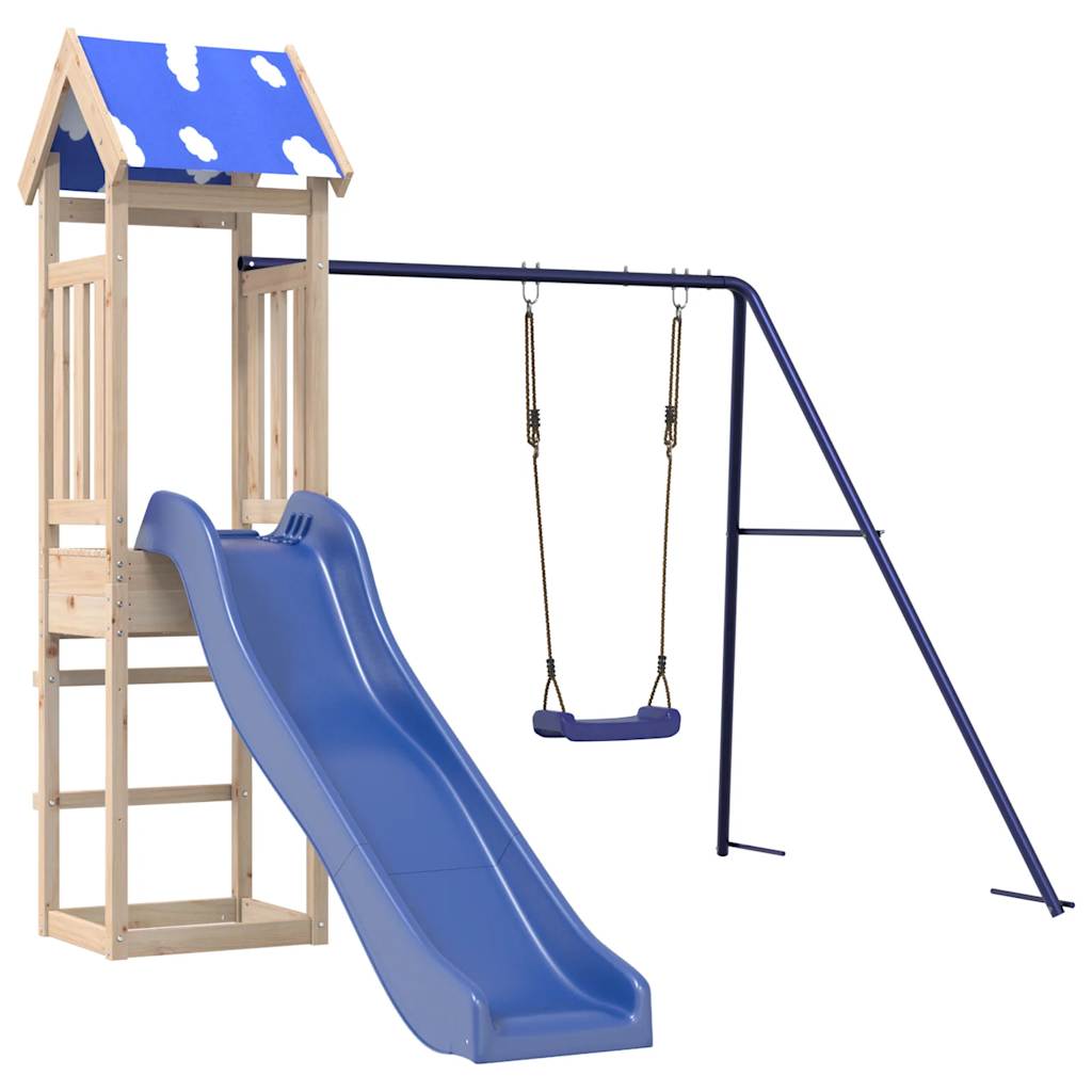 vidaXL Outdoor Playset Solid Wood Pine 2