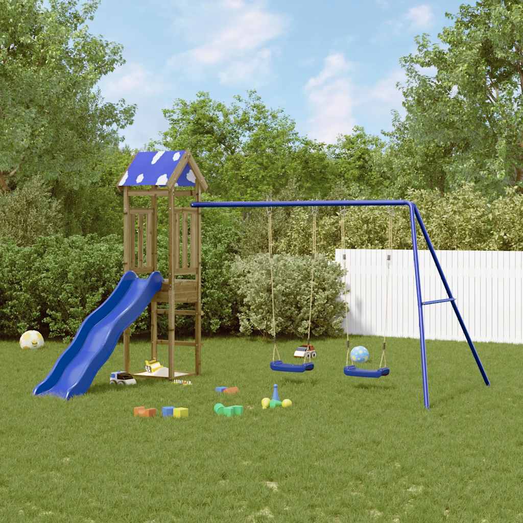 vidaXL Outdoor Playset Impregnated Wood Pine 1