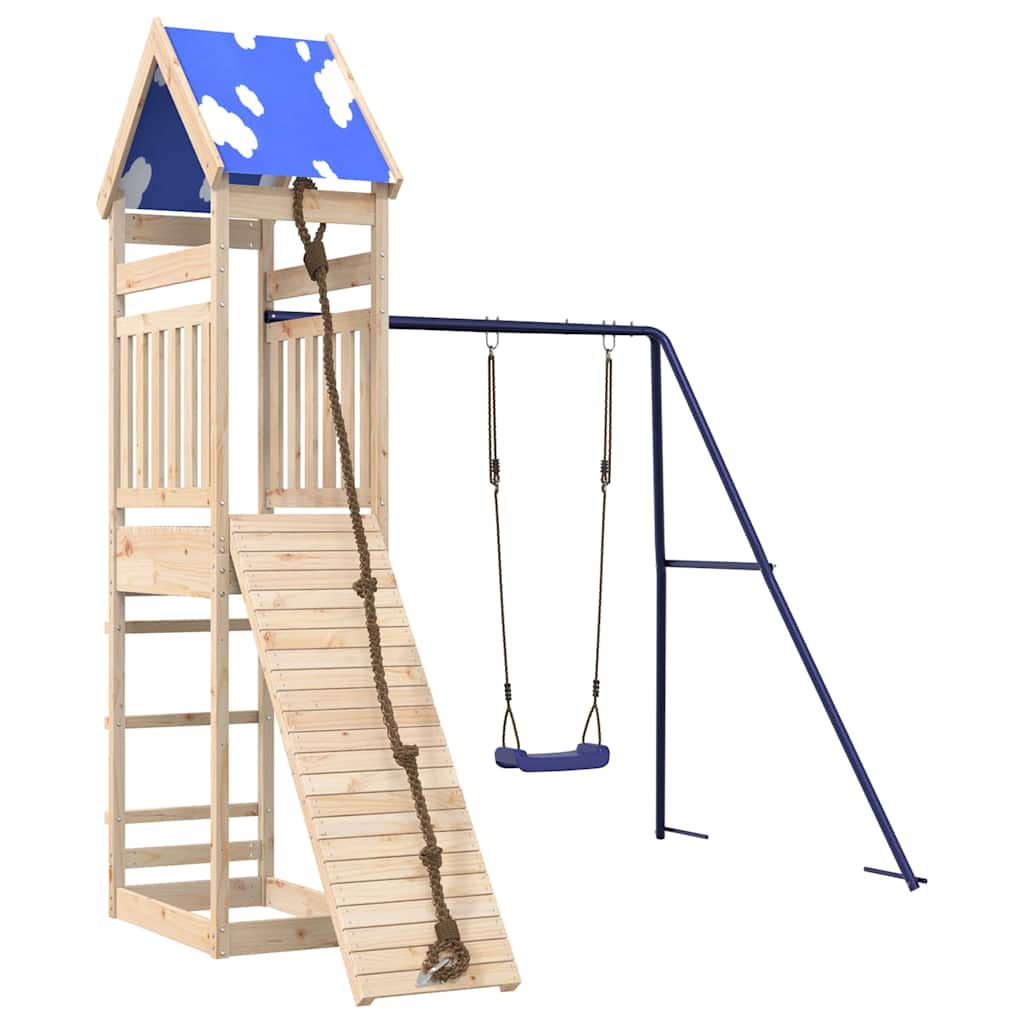 vidaXL Outdoor Playset Solid Wood Pine 2