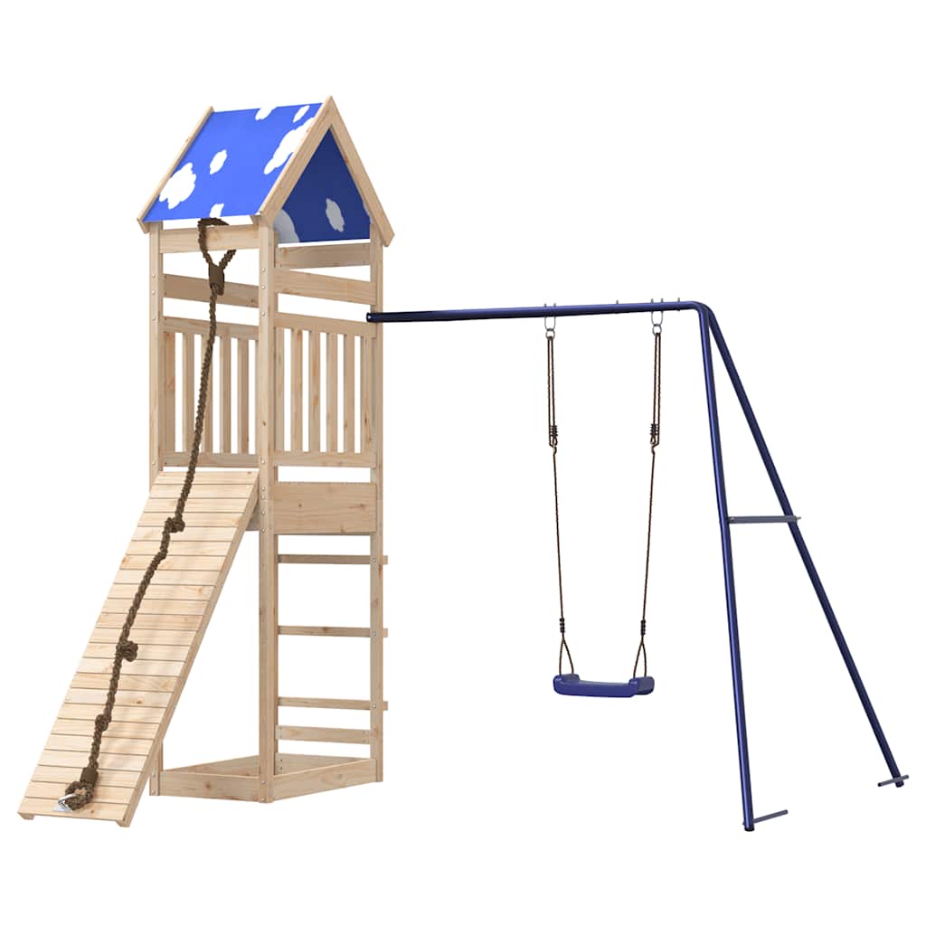 vidaXL Outdoor Playset Solid Wood Pine 4