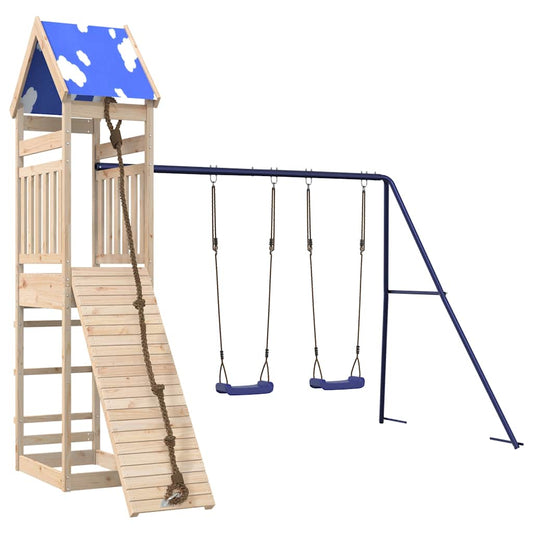 vidaXL Outdoor Playset Solid Wood Pine 2