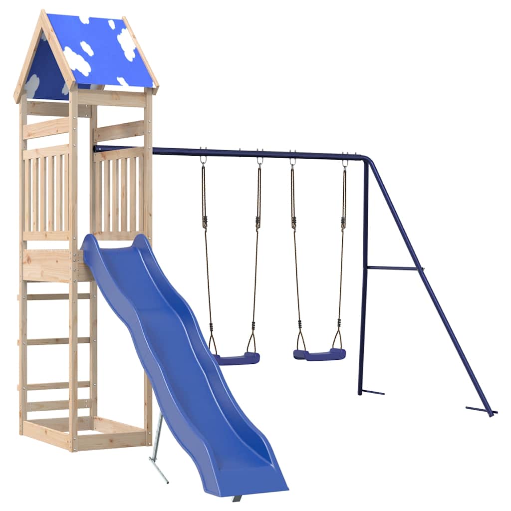 vidaXL Outdoor Playset Solid Wood Pine 2