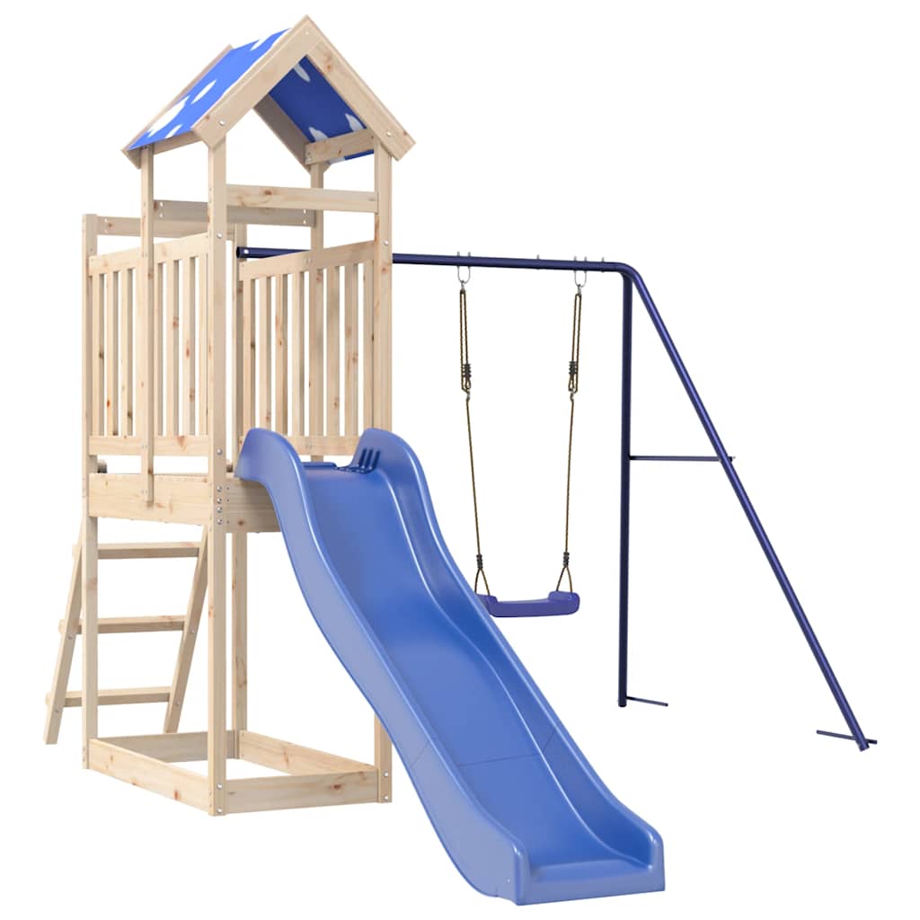 vidaXL Outdoor Playset Solid Wood Pine 2