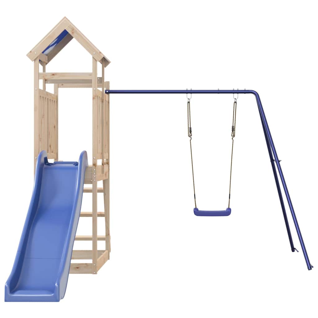 vidaXL Outdoor Playset Solid Wood Pine 3