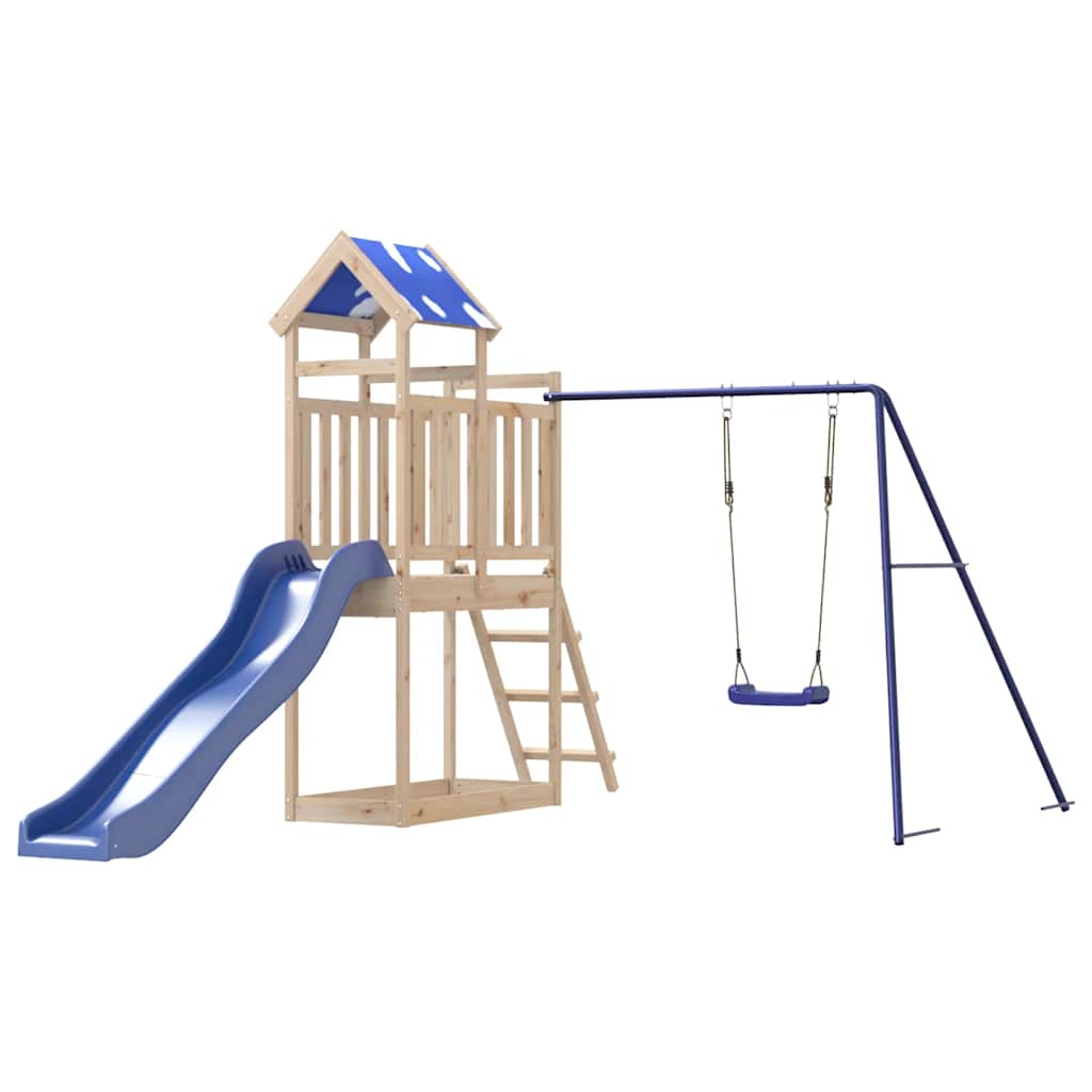 vidaXL Outdoor Playset Solid Wood Pine 4