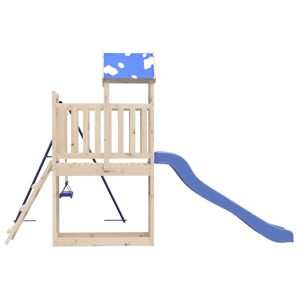 vidaXL Outdoor Playset Solid Wood Pine 5