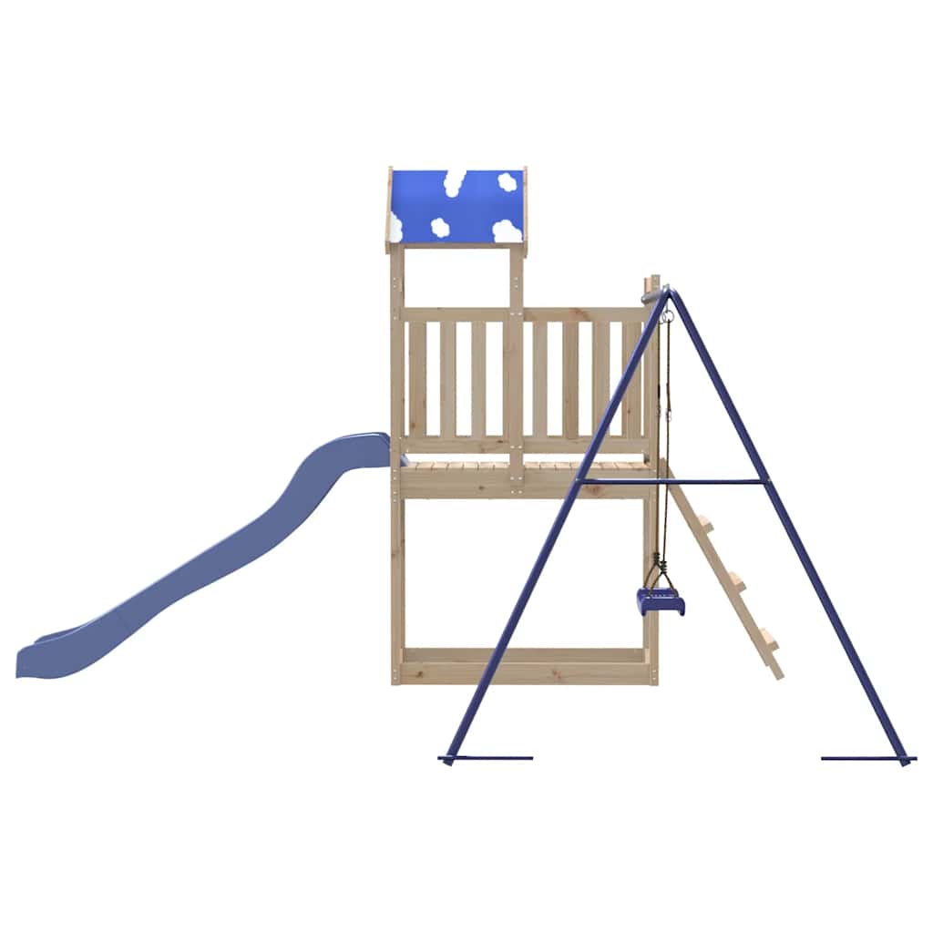 vidaXL Outdoor Playset Solid Wood Pine 6