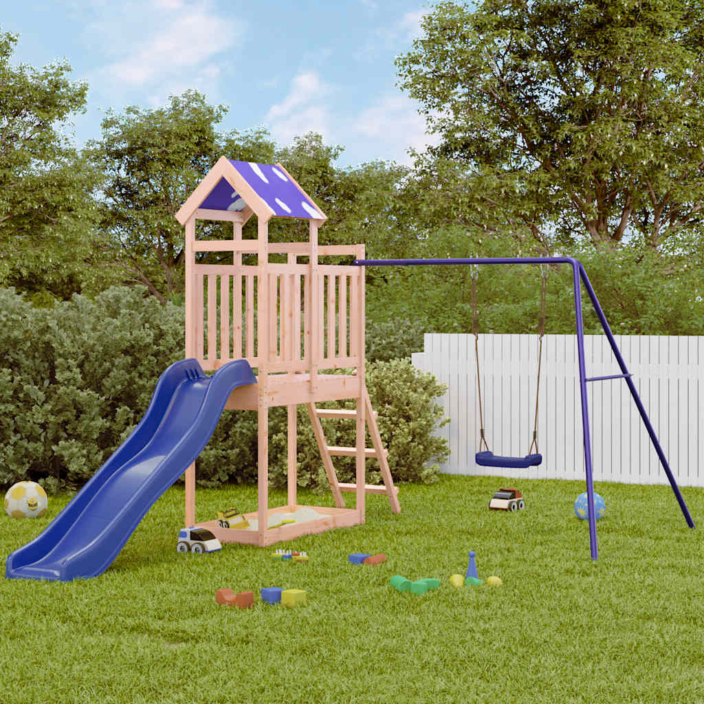 vidaXL Outdoor Playset Solid Wood Douglas 1