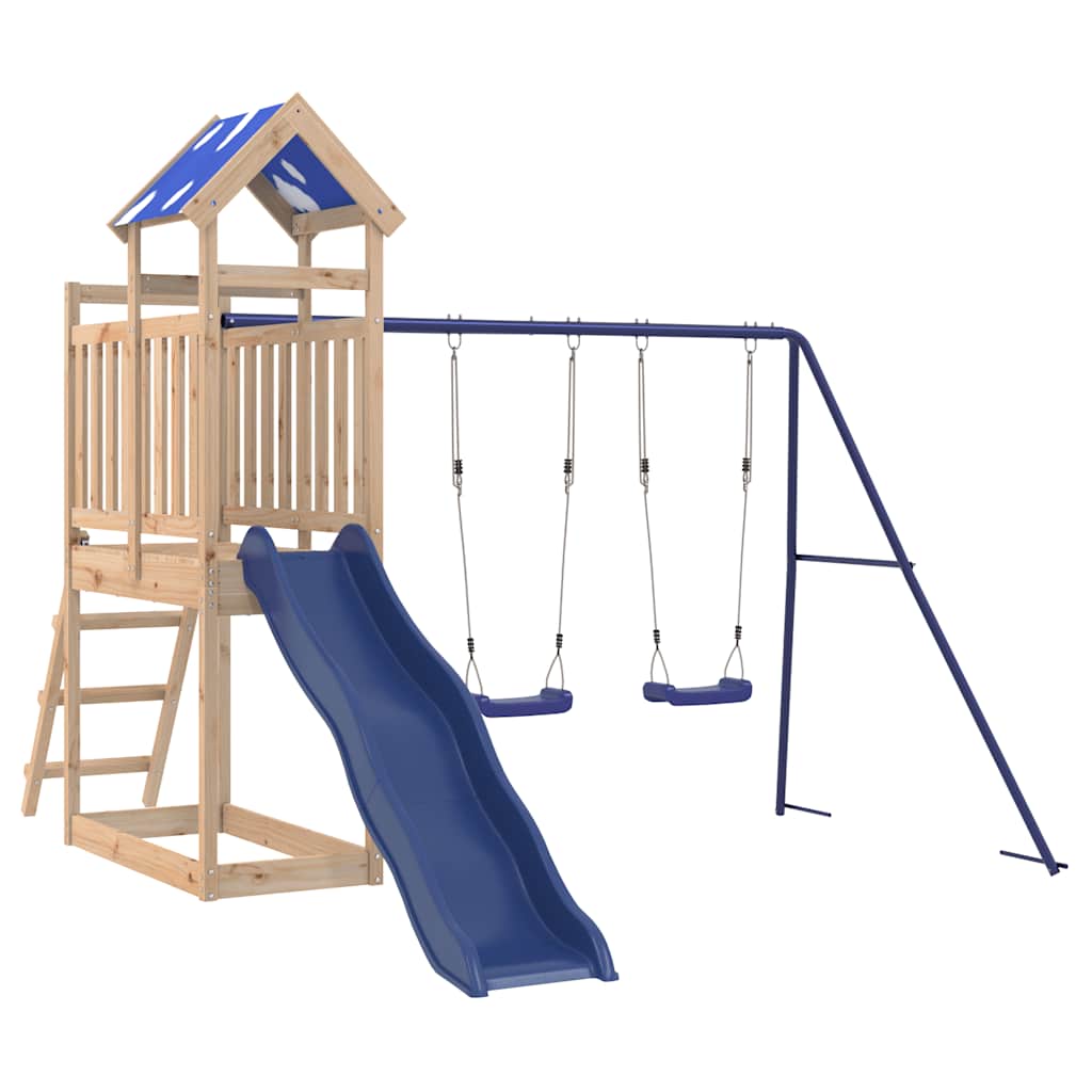 vidaXL Outdoor Playset Solid Wood Pine 2