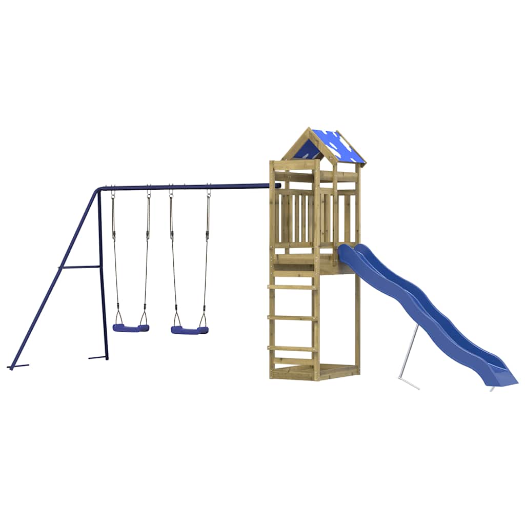 vidaXL Outdoor Playset Impregnated Wood Pine 4