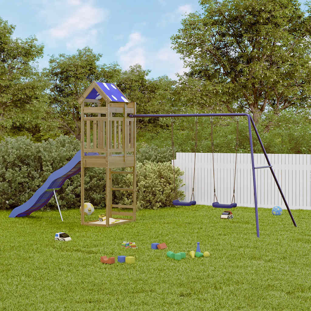 vidaXL Outdoor Playset Impregnated Wood Pine 1