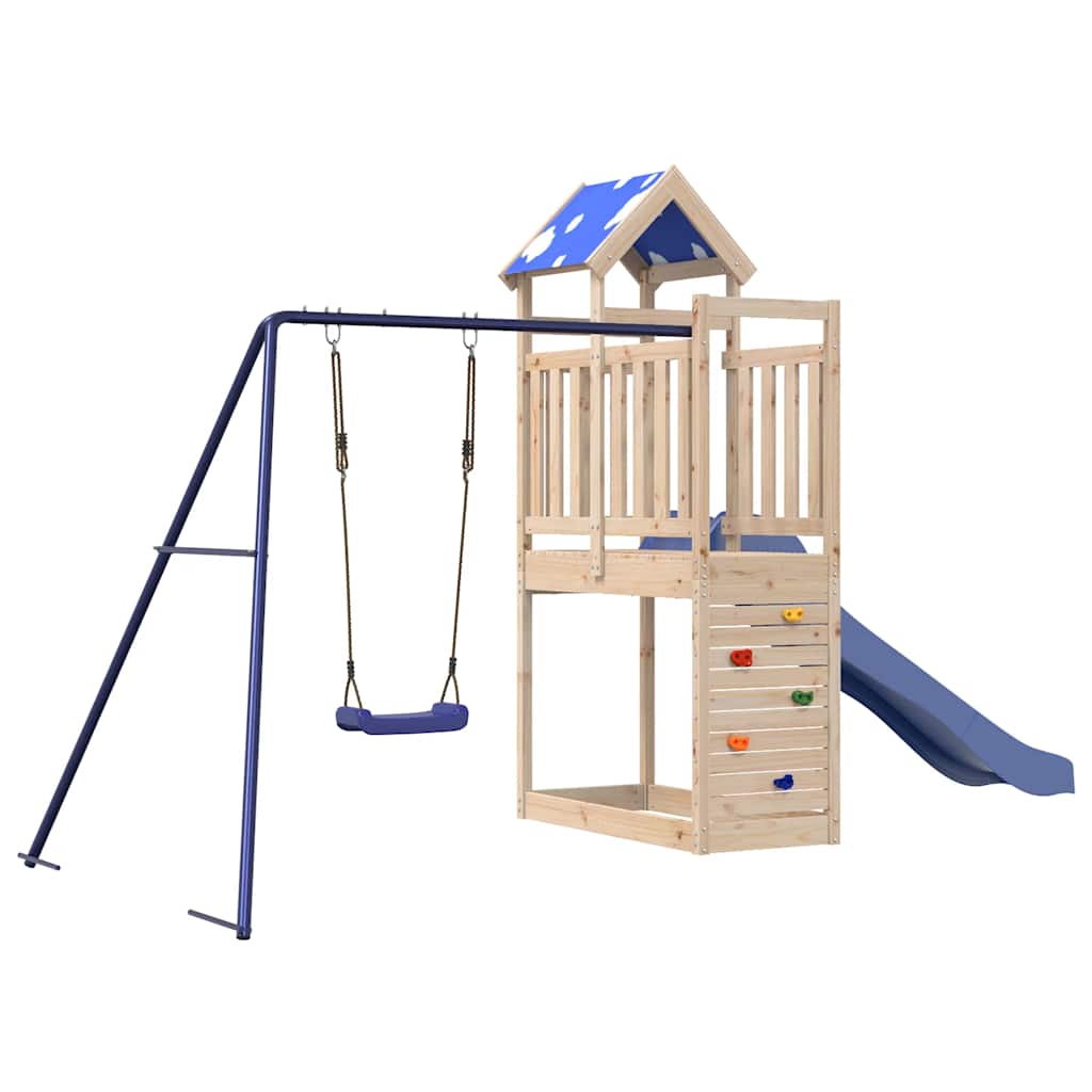 vidaXL Outdoor Playset Solid Wood Pine 2