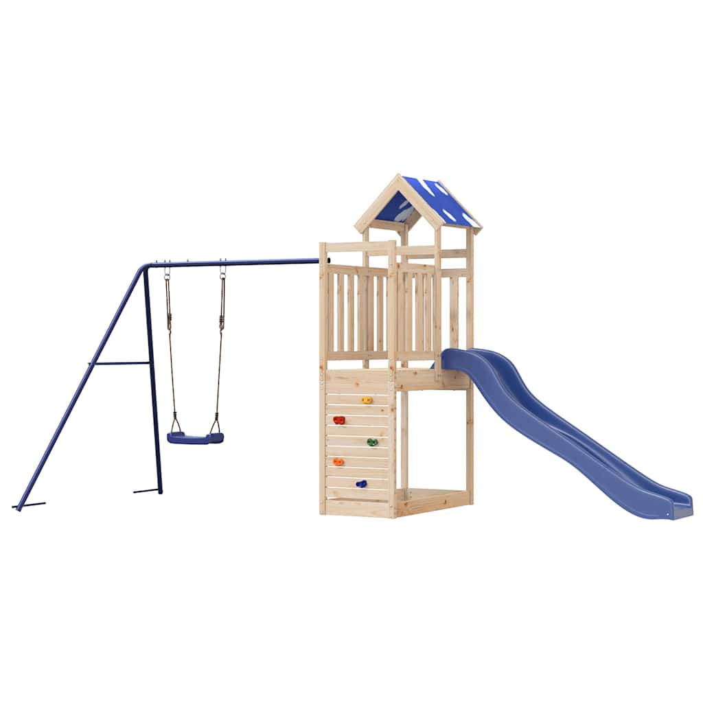 vidaXL Outdoor Playset Solid Wood Pine 4