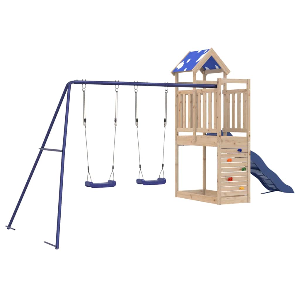 vidaXL Outdoor Playset Solid Wood Pine 2