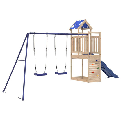 vidaXL Outdoor Playset Solid Wood Pine 2