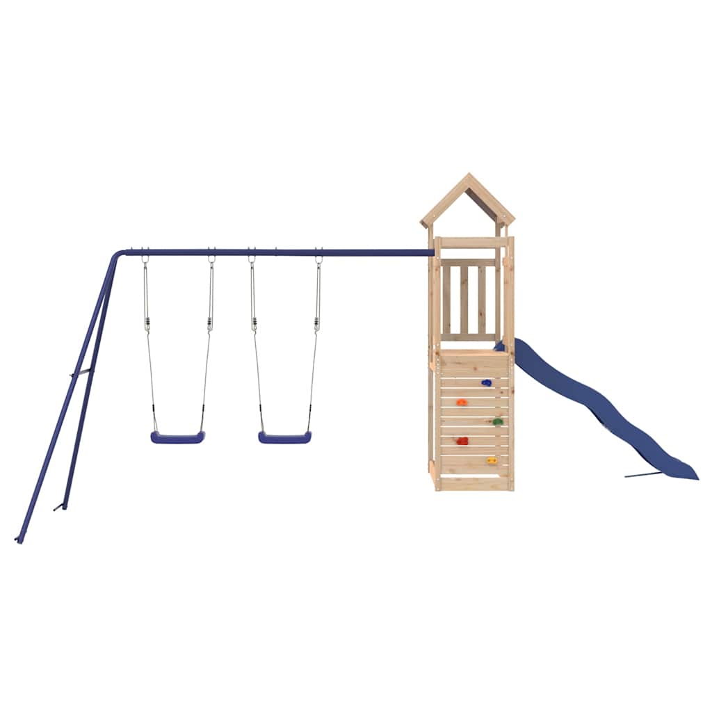 vidaXL Outdoor Playset Solid Wood Pine 4