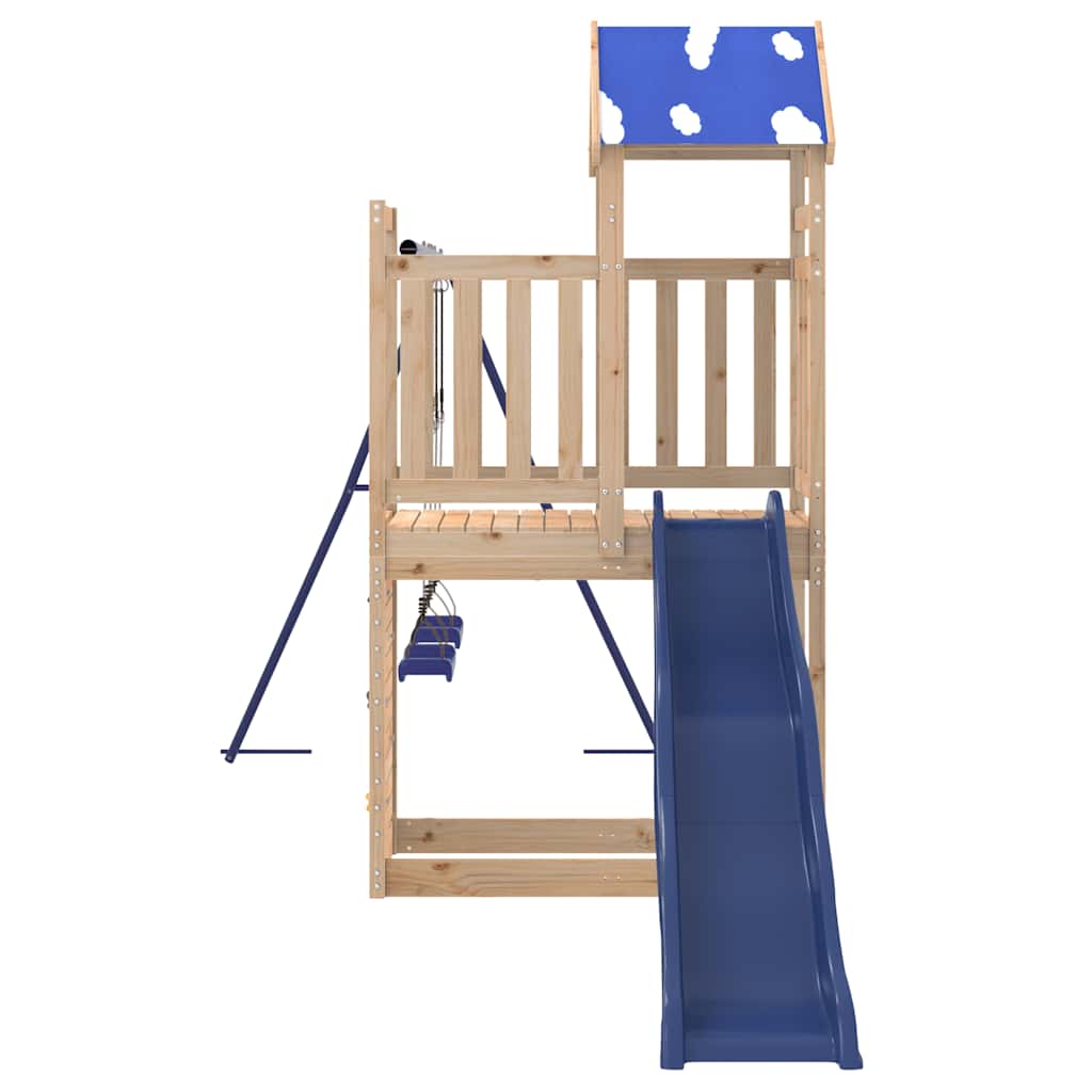 vidaXL Outdoor Playset Solid Wood Pine 6