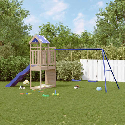 vidaXL Outdoor Playset Solid Wood Pine 1