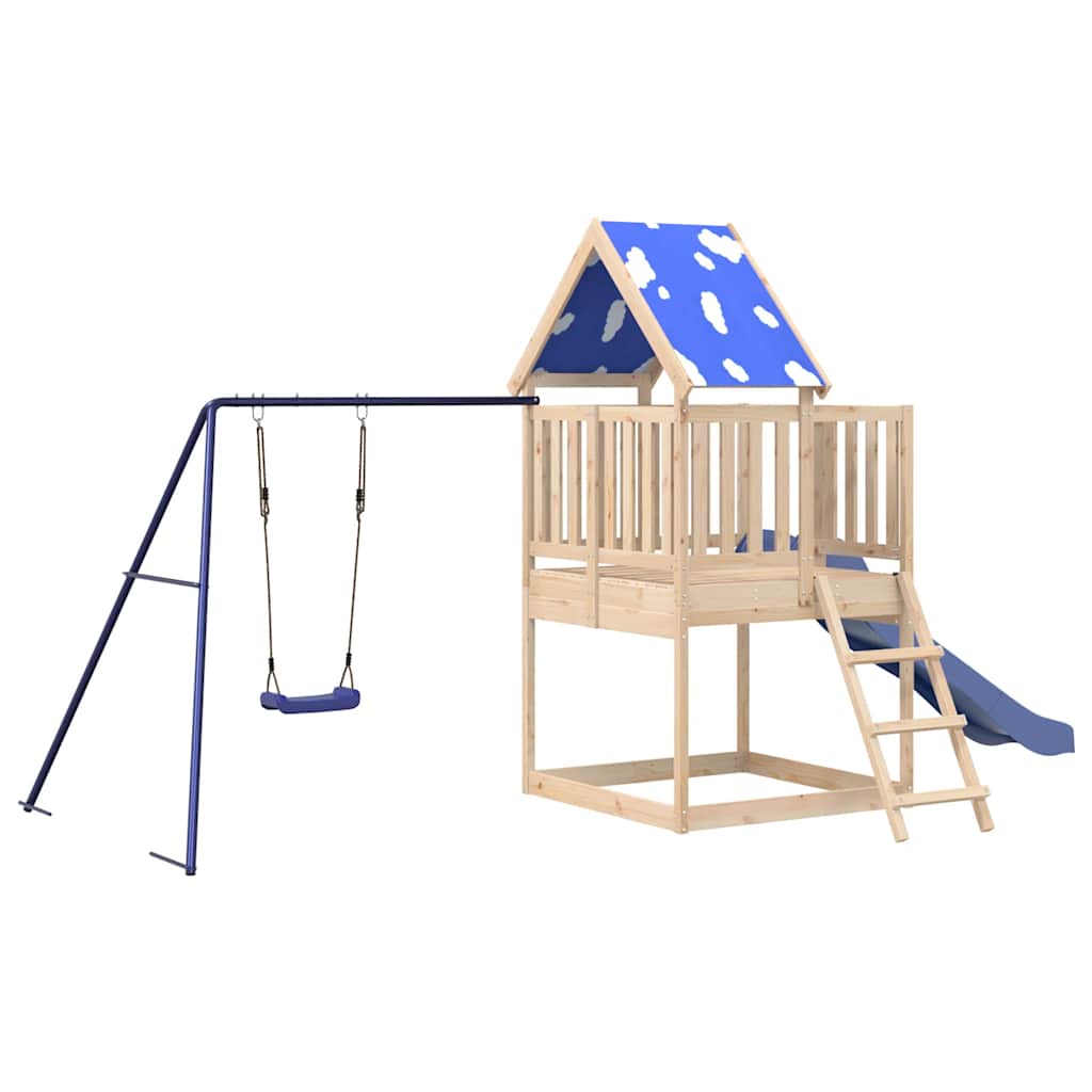 vidaXL Outdoor Playset Solid Wood Pine 2