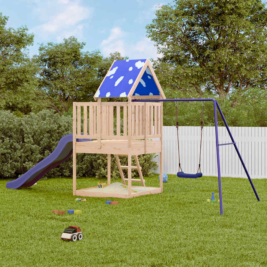 vidaXL Outdoor Playset Solid Wood Pine 1