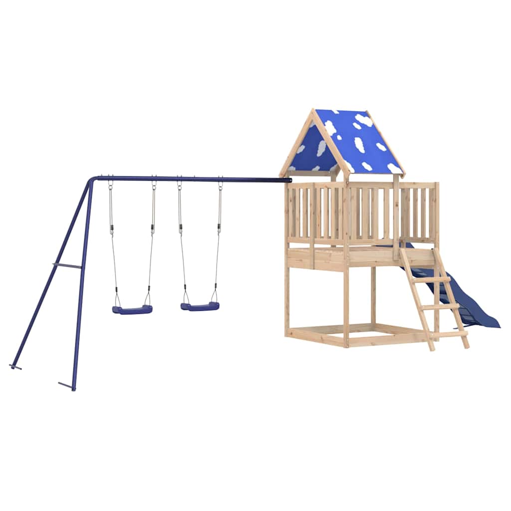 vidaXL Outdoor Playset Solid Wood Pine 2