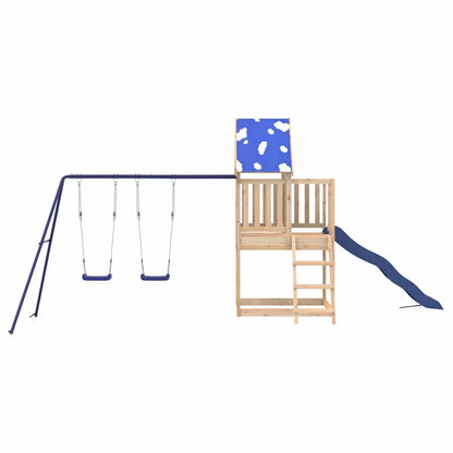 vidaXL Outdoor Playset Solid Wood Pine 4