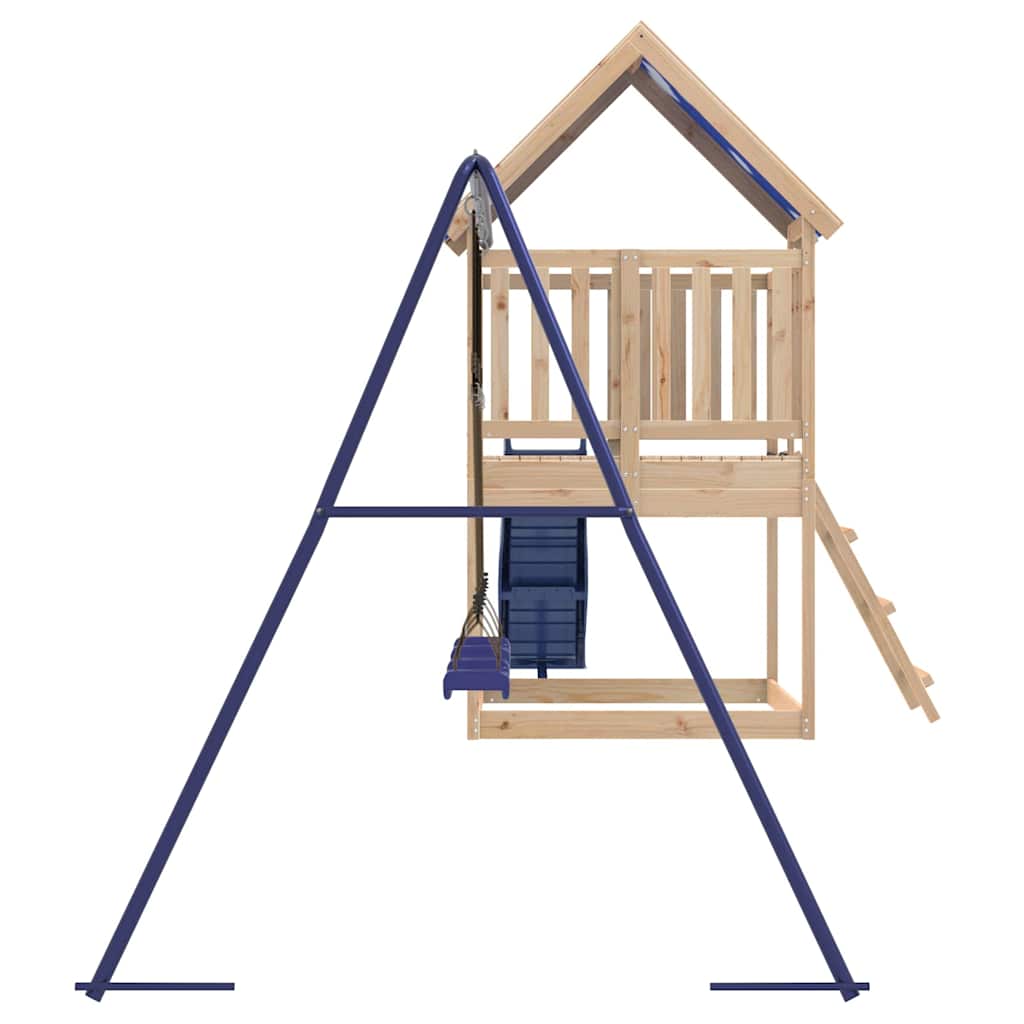 vidaXL Outdoor Playset Solid Wood Pine 5