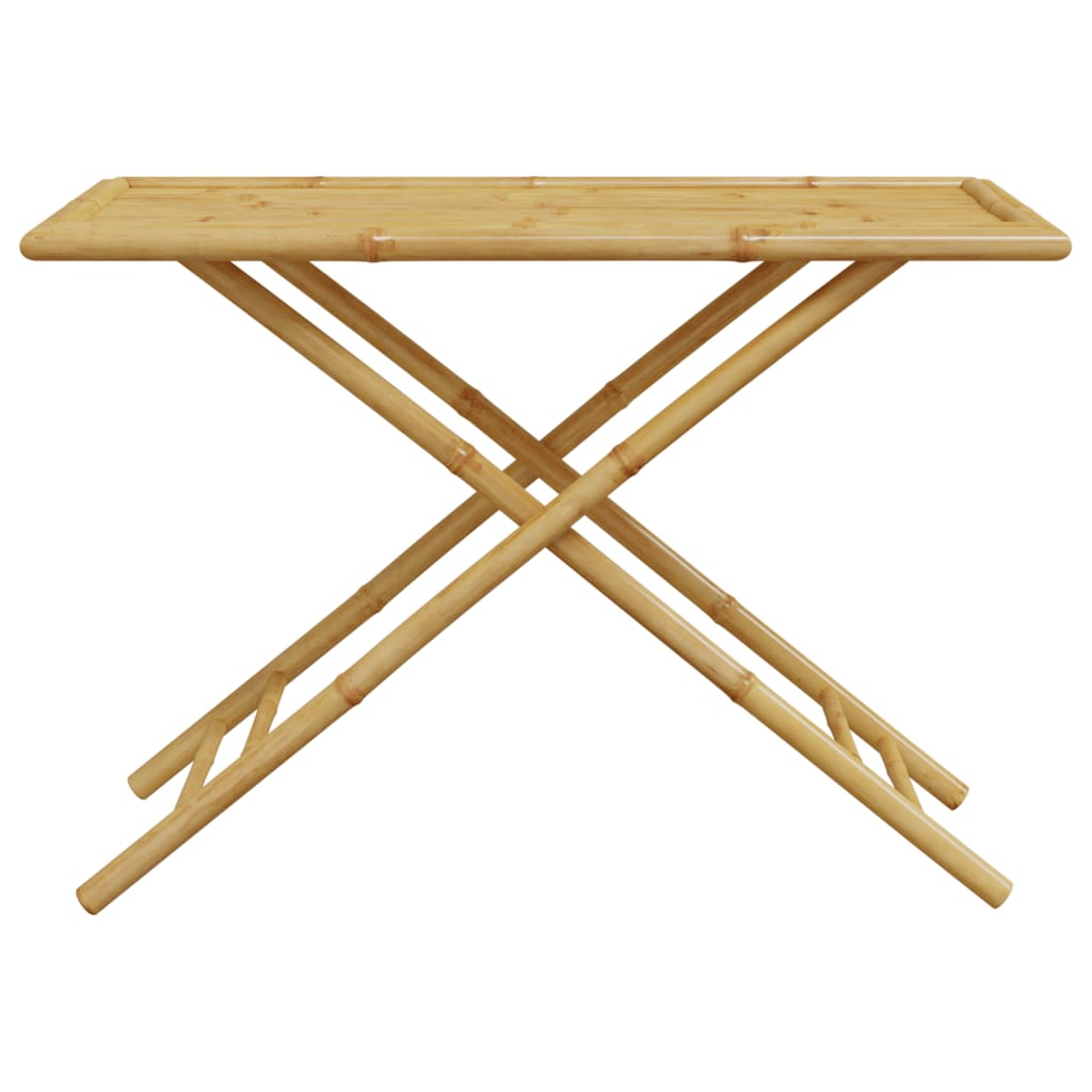vidaXL 5 Piece Garden Dining Set Bamboo 5