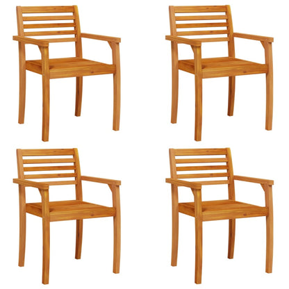 Garden Chairs 59x55x85 cm Solid Wood Acacia 4