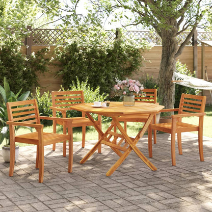 vidaXL Garden Chairs 4 pcs 59x55x85 cm Solid Wood Acacia 3