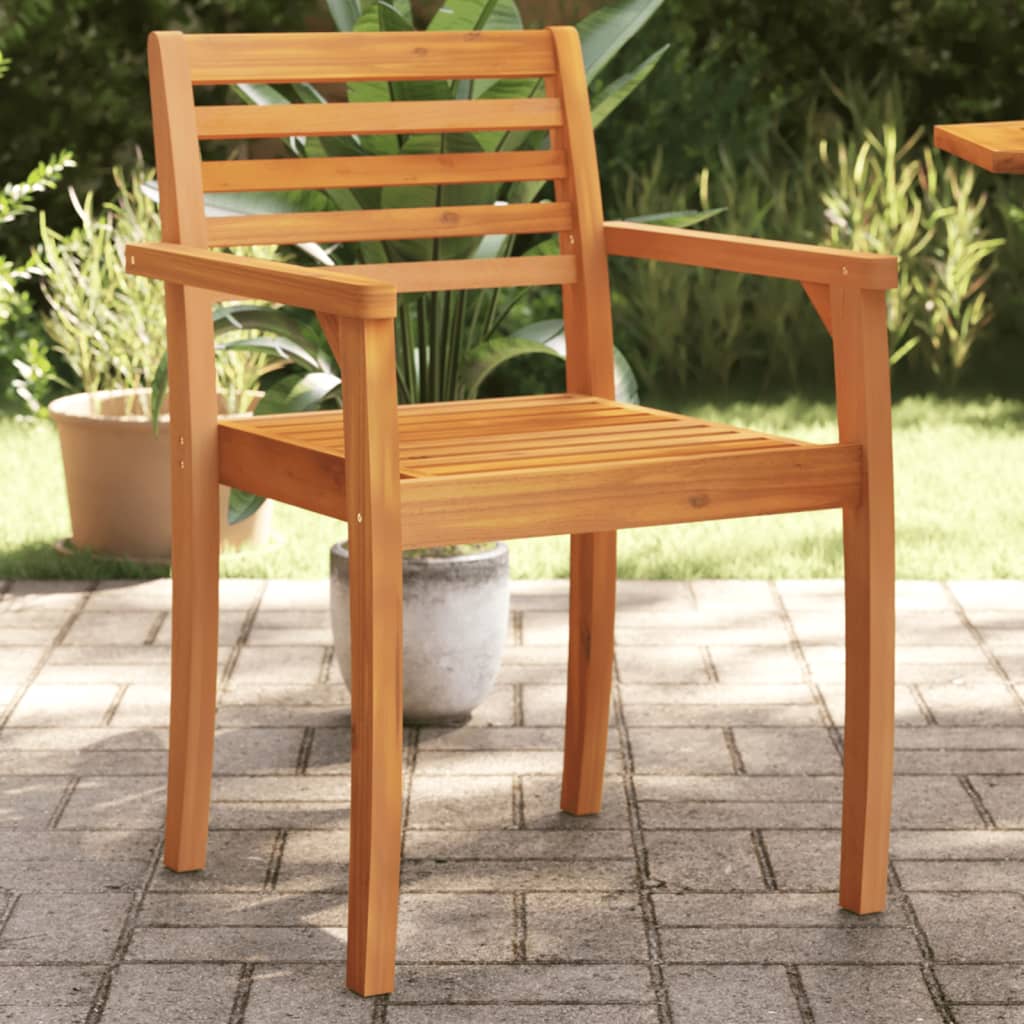 vidaXL Garden Chairs 4 pcs 59x55x85 cm Solid Wood Acacia 1