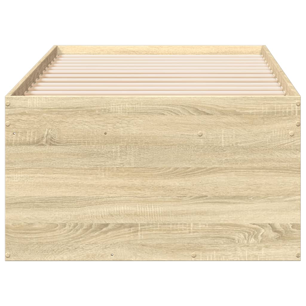 vidaXL Daybed with Drawers without Mattress Sonoma Oak 100x200 cm 5