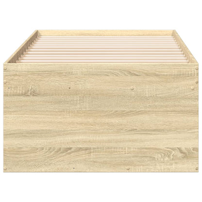 vidaXL Daybed with Drawers without Mattress Sonoma Oak 100x200 cm 5