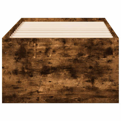 vidaXL Daybed with Drawers without Mattress Smoked Oak 100x200 cm 5