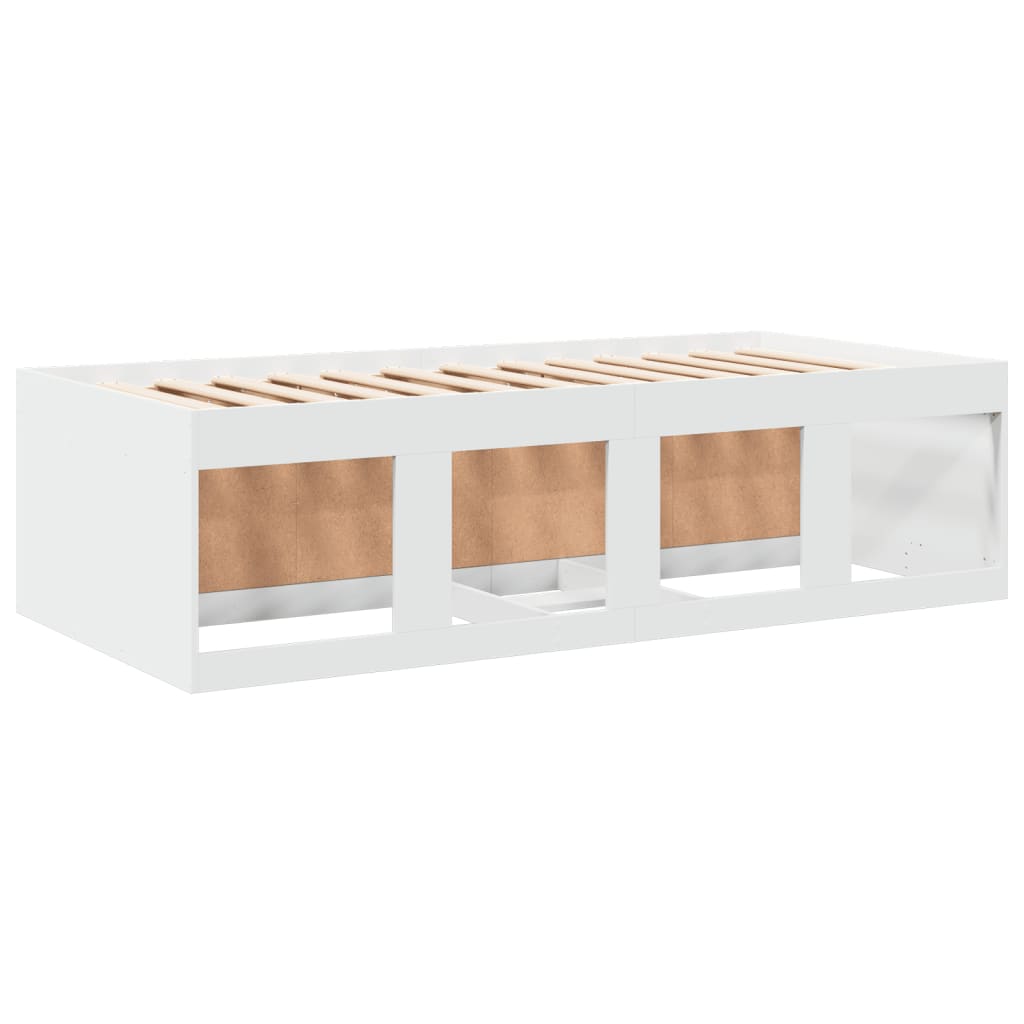 vidaXL Daybed with Drawers without Mattress White 90x200 cm 6