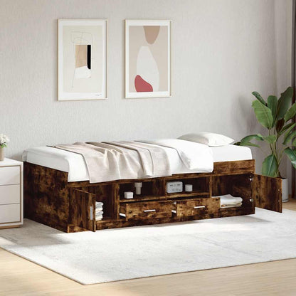 vidaXL Daybed with Drawers without Mattress Length 190 cm