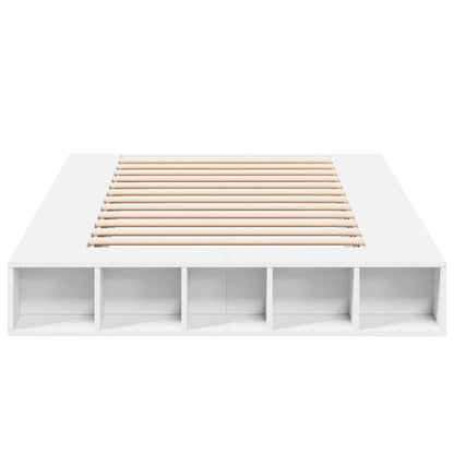 Bed Frame without Mattress 120x200 cm White