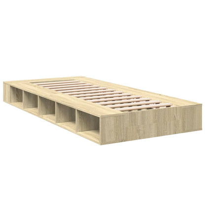 Bed Frame without Mattress Length 190 cm Sonoma oak 75 cm