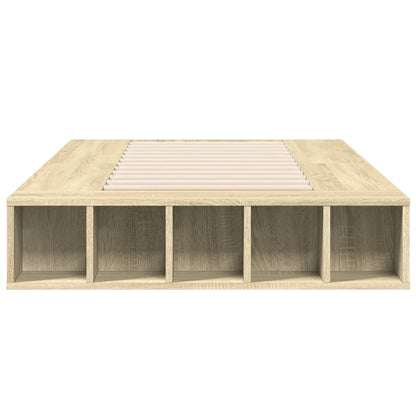 Bed Frame without Mattress Length 190 cm Sonoma oak 75 cm
