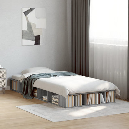 Bed Frame without Mattress Length 190 cm Grey sonoma 75 cm