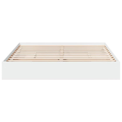vidaXL Bed Frame with Drawers without Mattress White 200x200 cm 4