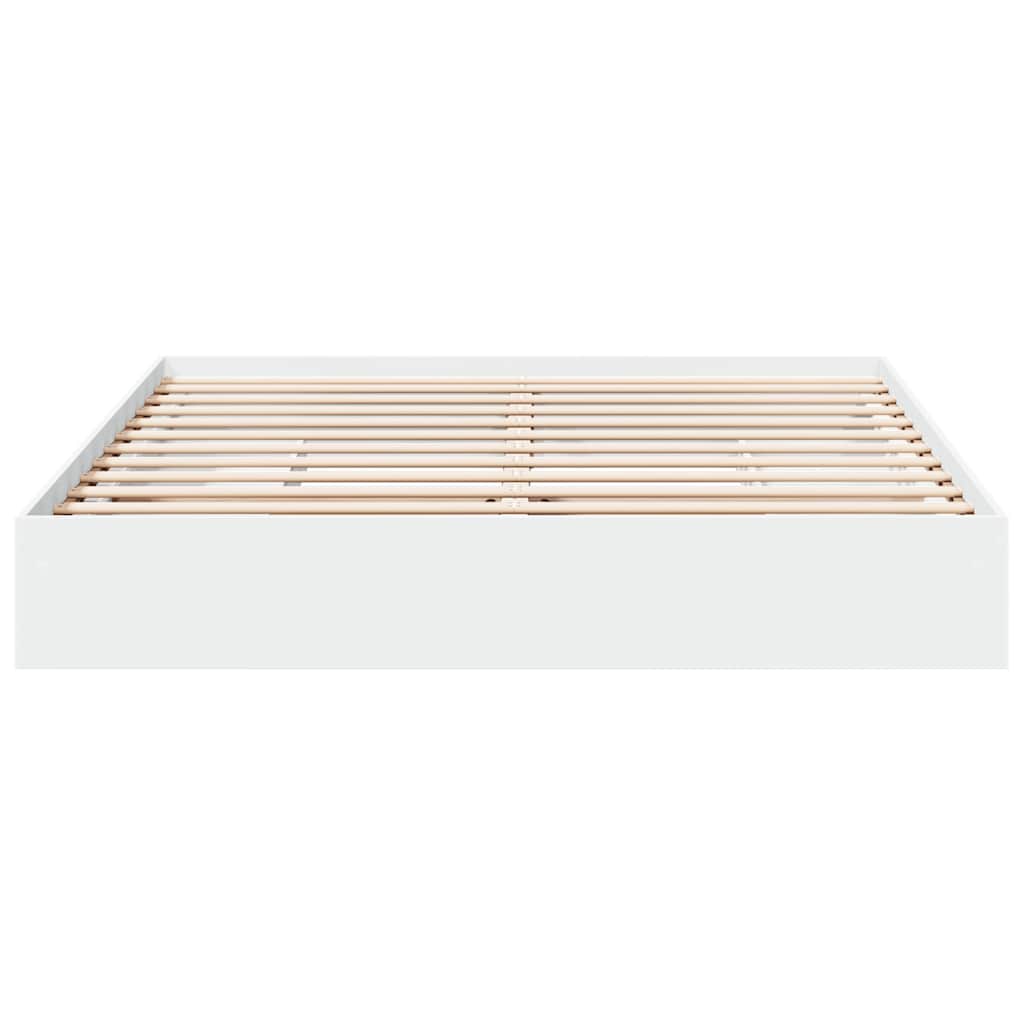vidaXL Bed Frame with Drawers without Mattress White 180x200 cm 4
