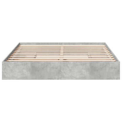 vidaXL Bed Frame with Drawers without Mattress Concrete Grey 180x200 cm Super King 4