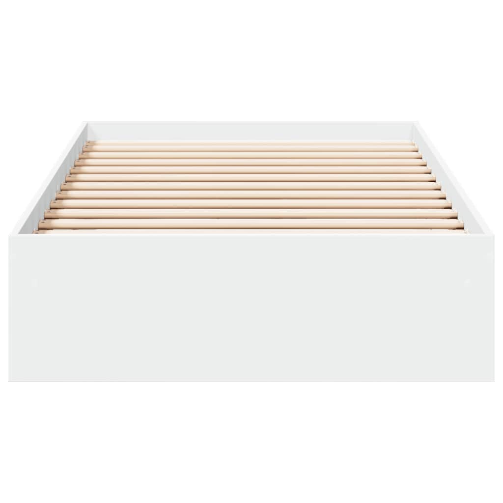 vidaXL Bed Frame with Drawers without Mattress White 100x200 cm 4