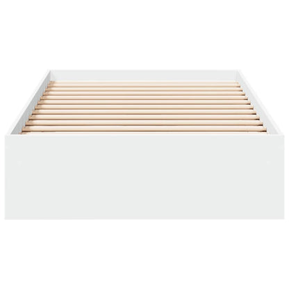 vidaXL Bed Frame with Drawers without Mattress White 100x200 cm 4