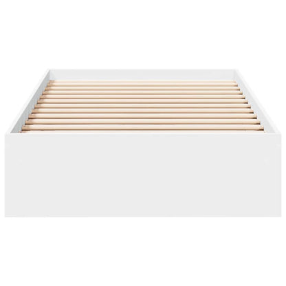 vidaXL Bed Frame with Drawers without Mattress White 90x190 cm 4